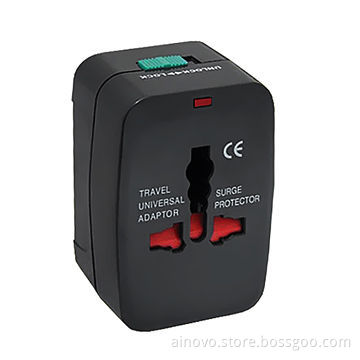 Travel Adapter, Used for More than 150 Countries, UK/US/AUS/EU Plugs, 100-250V
